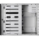 Silverstone sst-ds380b mini tower behuizing (zwart | 2x usb-a)