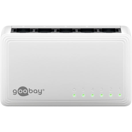 Goobay 5-poort gigabit ethernet switch (wit)