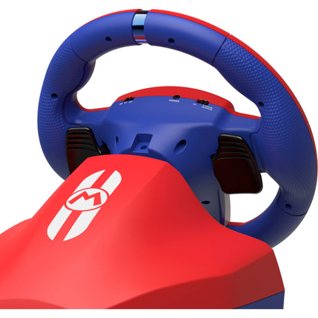 Hori mario kart racing wheel pro mini simulatorset (rood meerkleurig, nintendo switch 2, nintendo switch, nintendo switch oled, pc)
