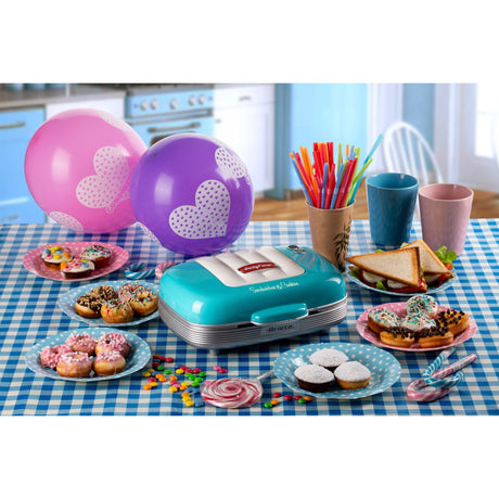 Ariete party time tosti cupcake maker 1972 01 sandwichmaker (lichtblauw)