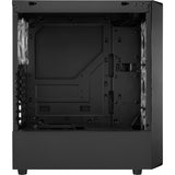 Sharkoon tk4 rgb midi tower behuizing (zwart | 4x usb-a | rgb | tempered glass)