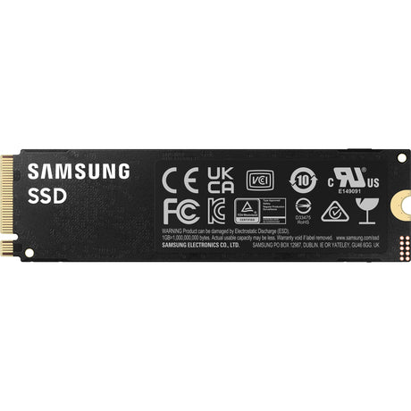 Samsung 990 pro 4 tb ssd (mz-v9p4t0bw, pcie gen 4.0 x4, nvme 2.0)