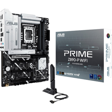 Asus prime z890-p wifi socket 1851 moederbord (raid, 2.5gb-lan, wi-fi 7, bt, sound, atx)