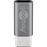 Goobay usb-c naar micro-usb adapter (grijs)