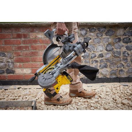 Stanley fatmax v20 18v 4.0ah 190 mm afkort- en verstekzaag (geel zwart, accu (18v, 4.0ah) en oplader (2a) inbegrepen)