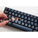 Ducky one 3 pro mini rgb mechanisch gaming toetsenbord (zwart, us lay-out (qwerty), cherry mx2a speed silver, 60%, rgb led, double-shot pbt, quack mechanics, hot swap)