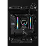 Corsair vengeance rgb pro sl 32 gb ddr4-3200 (2x 16 gb) werkgeheugen (zwart, cmh32gx4m2z3200c16, xmp 2.0)