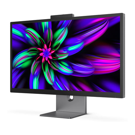 Philips brilliance 27e3u7903 27 5k ultra hd monitor (grijs, 1x hdmi, 2x usb-c, 2x usb-a, 2x thunderbolt, 1x rj-45, webcam)