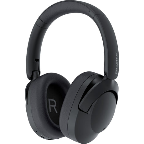 Creative zen hybrid 2 over-ear hoofdtelefoon (zwart, bluetooth 5.2, usb-c, hybride anc)