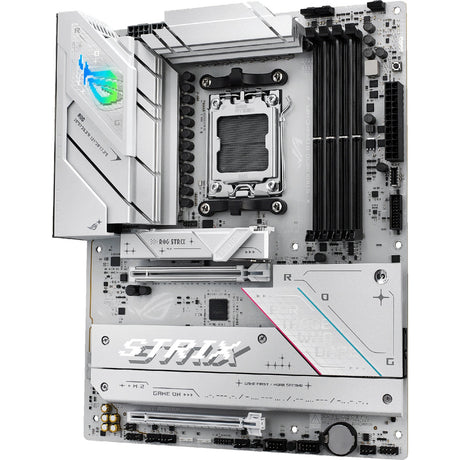Asus rog strix b850-a gaming wifi socket am5 moederbord (wit, 2.5gb-lan, wi-fi 7, bt, sound, atx)
