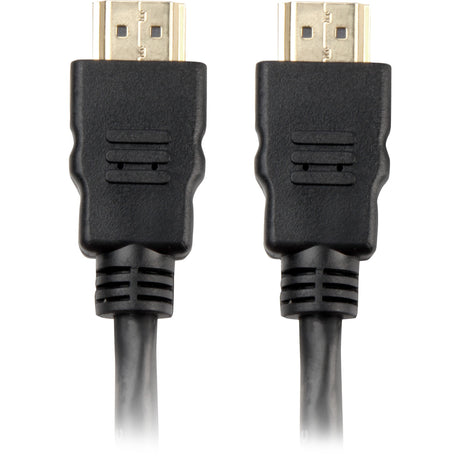 Sharkoon high speed hdmi kabel met ethernet (zwart, 1 meter, 4k, verguld)