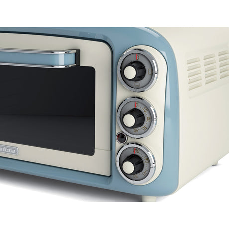 Ariete vintage oven 0979 05 mini bakoven (wit lichtblauw, 18 liter)