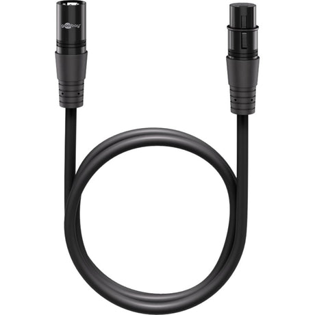 Goobay xlr-aansluitkabel (zwart, 3 meter)