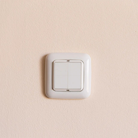 Shelly blu wall switch 4 + gira merten adapter schakelaar (wit, bluetooth 4.2)
