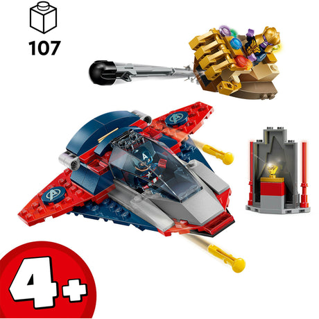 Lego ® marvel captain america vs. thanos - 76319