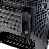 Silverstone lucid 04 mini tower behuizing (zwart | 2x usb-a | 1x usb-c | rgb | tempered glass)