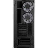 Arctic xtender vg midi tower behuizing (zwart (mat) | 2x usb-a | 1x usb-c | rgb | tempered glass)