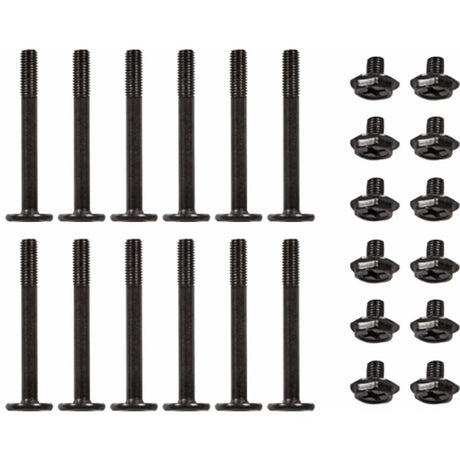 Alphacool radiatorschroeven m3x30 mm m3x5 mm schroevenset (zwart, 24-delig)