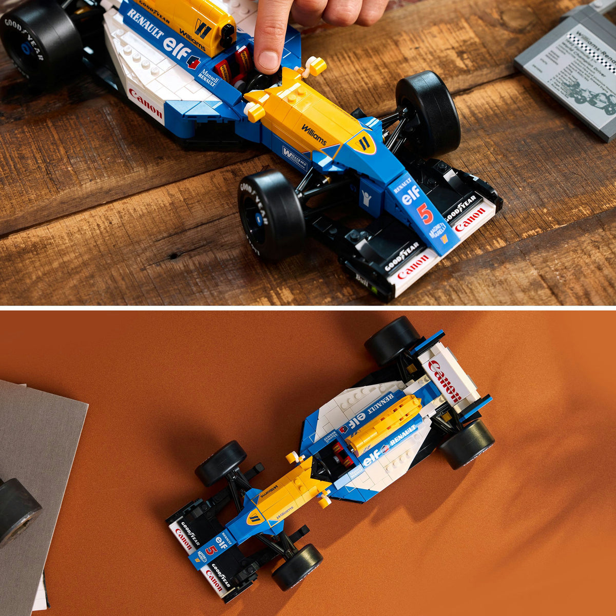 Lego icons williams racing fw14b en nigel mansell formule 1 auto - 10353