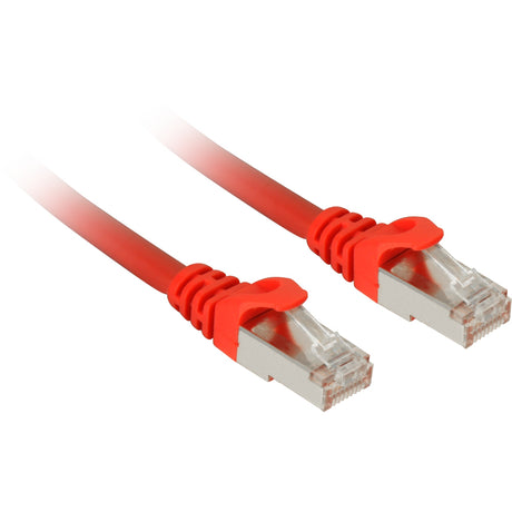 Sharkoon cat.7a netwerkkabel (rood, 1 meter, sftp, rj-45)