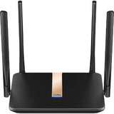 Cudy ac1200 wi-fi mesh 4g lte cat4 mesh router (zwart, mesh, app, nano sim-slot)