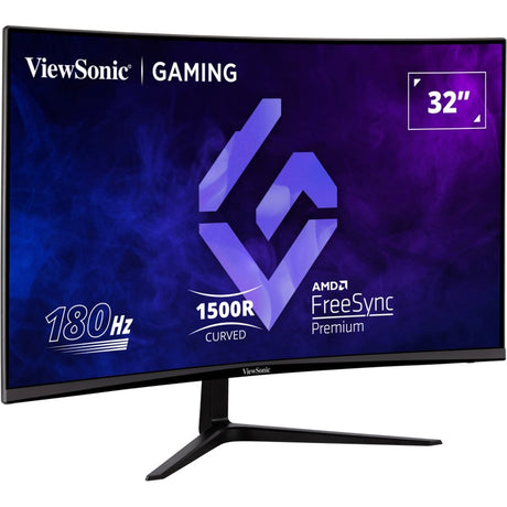 Viewsonic vx3218-pc-mhd 32 curved gaming monitor (zwart, 1x displayport, 2x hdmi, 180 hz)
