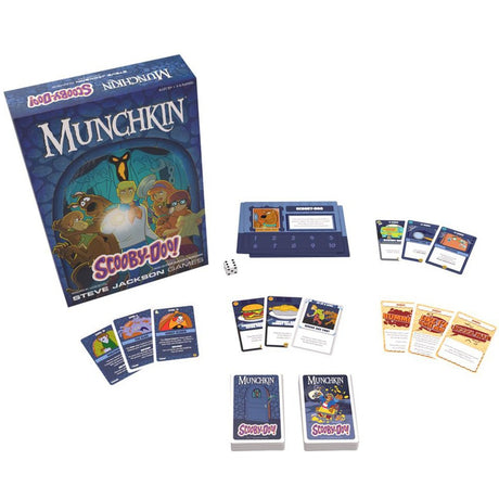European player network munchkin: scooby-doo kaartspel (engels, 3 - 6 spelers, 60 minuten, vanaf 10 jaar)