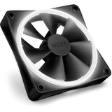 Nzxt f120 rgb duo case fans (zwart, 3 stuks, 120 x 120 x 25 mm, pwm, incl. controller)