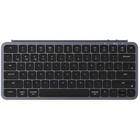 Keychron b1 pro-k1 toetsenbord (grijs, us-international lay-out (qwerty), scissor switches, 75%, abs keycaps, 2.4ghz | bluetooth 5.2 | usb-c)