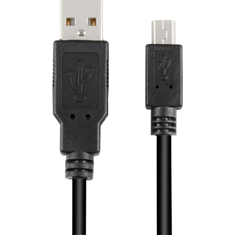Sharkoon usb-a 2.0 > mini usb-b kabel (zwart, 3 meter, dubbele afscherming)