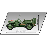 Cobi historical collection - willys mb medical constructiespeelgoed (schaal 1:12)