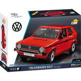Cobi volkswagen golf (1974-1983) constructiespeelgoed (schaal 1:12)