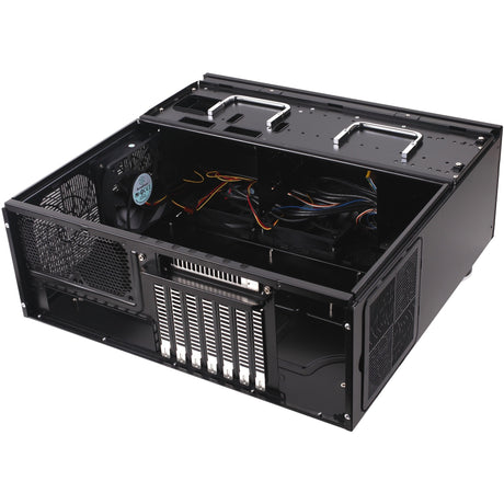 Silverstone sst-gd07b-c htpc behuizing (zwart | 1x usb-a | 1x usb-c)