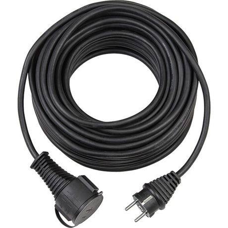 Brennenstuhl kwaliteits verlengsnoer 10m (ip44, kabel voor buiten) zwart