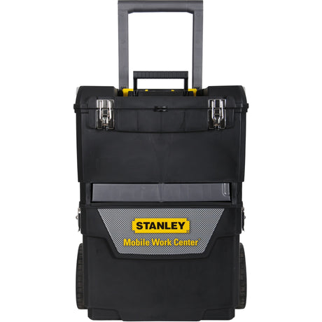 Stanley mobile work center 2in1 gereedschapskist (zwart grijs)