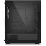 Sharkoon vk4 argb midi tower behuizing (zwart | 2x usb-a | rgb | tempered glass)