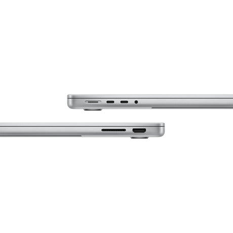 Apple macbook pro 2023 14 (mr7j3n a) refurbished laptop (zilver | m3 8 core | 10‑core gpu | 8gb ram | 512 gb ssd)