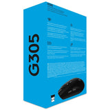 Logitech g305 lightspeed draadloze gaming muis (zwart, 200 - 12.000 dpi)