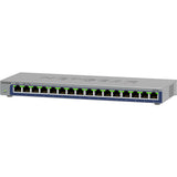 Netgear 16-poorts gigabit ethernet unmanaged switch (gs116v3) (grijs)