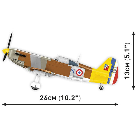 Cobi historical collection - dewoitine d.520 constructiespeelgoed (schaal 1:32)