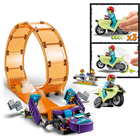 Lego city - chimpansee stuntlooping constructiespeelgoed (60338)