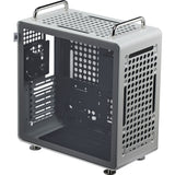 Cooler master qube 540 moonstone midi tower behuizing (grijs | 2x usb-a | 1x usb-c | tempered glass)