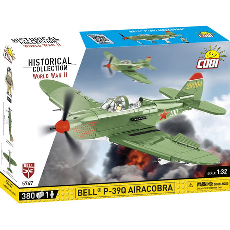 Cobi historical collection - bell p-39q airacobra constructiespeelgoed (schaal 1:32)