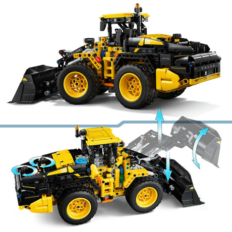 Lego technic volvo l120 electric wiellader speelgoed set - 42209