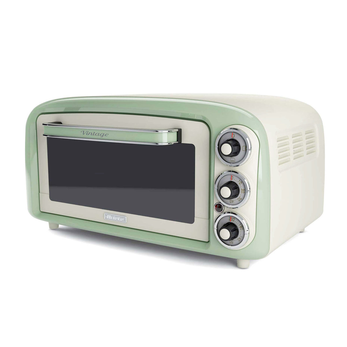 Ariete vintage elektrische oven 0979 04 mini bakoven (groen, 18 liter)