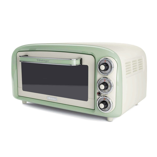 Ariete vintage elektrische oven 0979 04 mini bakoven (groen, 18 liter)
