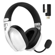 Hator hyperpunk 3 wireless over-ear gaming headset (wit, 2.4ghz bluetooth 5.4 usb-c)