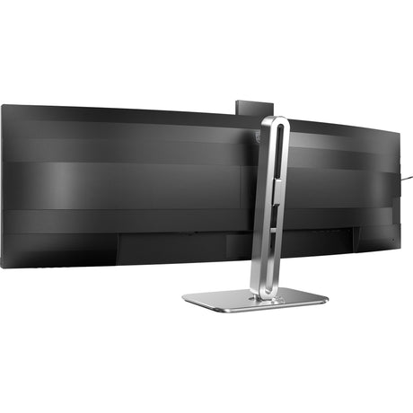 Philips 49b2u6900ch 48.8 curved ultrawide monitor (donkergrijs zilver, 1x displayport, 2x hdmi, 3x usb-c, 4x usb-a, 1x rj-45, webcam)