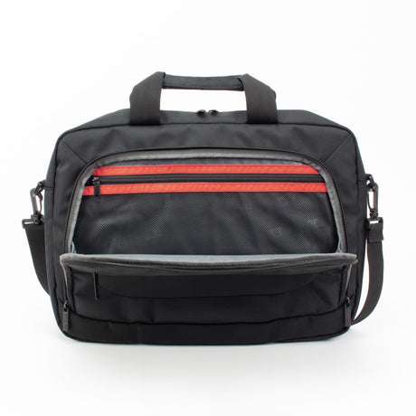 Act connectivity suburb schoudertas voor laptops tot 15,6 laptoptas (zwart)