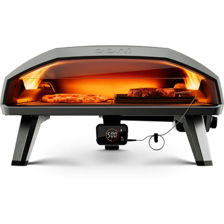 Ooni koda 2 max gas powered pizza oven pizzaoven (20″ pizza, dual-zone koken)